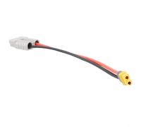 AugustknowU Câble adaptateur 50 A pour connecteur ANDERSON vers XT60, pour connexion de panneau solaire, fil 12 AWG, 30 cm
