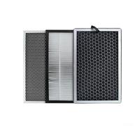 AugustknowU Lot de 3 cartouches filtrantes de ventilation supportant la pré-filtration, l'adsorption de gaz et l'élimination des particules fines (100 mm)