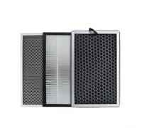 AugustknowU Lot de 3 cartouches filtrantes de ventilation supportant la pré-filtration, l'adsorption de gaz et l'élimination des particules fines (200 mm)