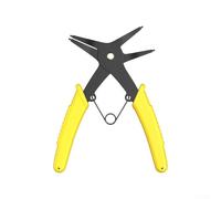 AugustknowU Pince à circlip pour anneaux de retenue de 10 mm à 40 mm avec cadre robuste en acier à haute teneur en carbone et précision de tête standard (emballage carte)