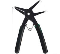 AugustknowU Pince à circlip pour anneaux de retenue de 10 mm à 40 mm avec cadre robuste en acier à haute teneur en carbone et tête standard de précision (très large)