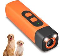 Auirshiky Anti Aboiement Chien, Anti Aboiement Chien Ultrason Puissant, Ultrason Chien avec Lampe Poche LED, Solutions Anti-Aboiement pour Chiens, pour Petit et Grand Chien