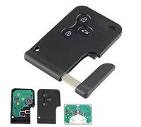 AULESSE Clé Télécommande pour Ren-Ault e Voiture Télécommande 3 Boutons pour Ren-Ault Megane 2 Scenic 2 Clio 3 électronique Carte Vierge 433 MHz avec Transpondeur ID46 PCF7947