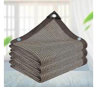 AuMarndi Filet Ombrage Extérieur 3x4 Ombrage Terrasse Voile Ombrage 2x2 Imperméable Bâche Anti Chaleur Toile Ombrage Extérieur Carré 4x4,brown-2x4m