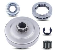 AUMEL 1128 007 1000 Kit de clip de roulement de rondelle de tambour de pignon d'embrayage pour Stihl MS361 044046 MS440 MS460 pièce de tronçonneuse.