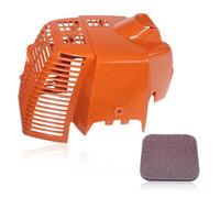 AUMEL 4137 080 1604 Cache Moteur avec Filtre à air pour Stihl FC75 FS75 FS80 FS80R FS85 FS85R KW85 HL75 KM85 KM85R FS85T FS85RX HT70 HT75 FC85 FH75 SP85 SP85K KA85R HL75K SP81 Tondeuse.