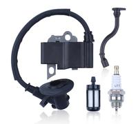 AUMEL Bobine D'allumage kit pour Stihl MS171 MS181 MS181C MS211 MS211C Kit de Tronçonneuse 1139 400 1307 avec Bobine Allumage Bougie Filtre essence Pipe à huile