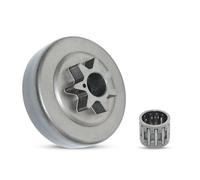 AUMEL Kit d'aiguille de roulement de pignon de tambour d'embrayage 3/8"-7T Pour Stihl 030AV 031AV 032 040 041AV tronçonneuse Remplacer 1113 640 2000