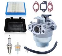 AUMEL Kit de Carburateur avec Filtre à Air pour Honda GC135 GC160 GCV135 GCV160 Tondeuse Set avec Couvercle Filtre Essence Bougie D'allumage 16100Z0L023 17211ZL8023 17231Z0L050 (6)