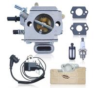 AUMEL Kit de Carburateur pour STIHL 029 039 MS290 MS310 MS390 avec Carburateur + Filtre à air + Filtre Essence + Bougie d'allumage + Bobine d'allumage 1127 120 0650 11271201620