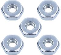 AUMEL Lot de 5 écrous de protection de pignon pour Stihl MS170 MS171 MS180 MS181 MS250 MS251 MS211 MS390 Pièces de rechange et autres modèles en acier inoxydable Aumel M8