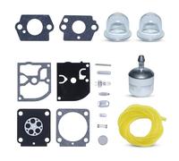 AUMEL Membrane Carburateur Kit de Réparation pour Stihl HS81 HS81R HS81RC HS81T HS86 Pièces de Coupe-Bordures HS86R HS86T avec Joint de Filtre de Conduite de Carburant