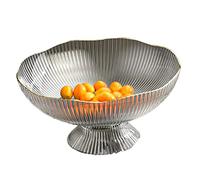 Aumotop Assiette à Fruits Drainante avec Base Amovible, Design Luxueux et Beau, Parfaite pour Présenter des Fruits et des Collations, pour la Maison les Fêtes, Matière Plastique, Taille 25x12x13cm
