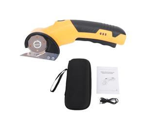 Aumotop Ciseaux électriques avec Moteur sans Balais et LED | Batterie rechargeable, design ergonomique, lames en acier inoxydable, fonctionnement silencieux, parfait pour les tissus