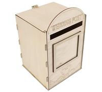 Aumotop Coffre de Mariage en Bois avec Serrure, Design Rétro (JM01618) | Bois travaillé, Utilisation multifonctionnelle, Idéal pour les anniversaires, Qualité durable