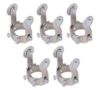Aumotop Entretoise de Guidage de Rouleau Coupe à Double Roue, pour Torche PT 31 40, en Acier au Carbone, 5 Pièces