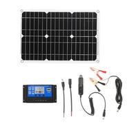 Aumotop Kit de Panneau Solaire 18W avec Module Monocristallin | Conception portable, étanche, sortie USB, adaptée aux camping-cars, bateaux, activités de plein air