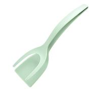 Aumotop Pince à Spatule 2 en 1 avec Poignée et Rabat, Outil de Cuisine Durable pour Retourner les œufs, les Crêpes pour la Cuisine à Domicile, Nylon Rouge, Gris, Noir, Vert Menthe (Vert Menthe)