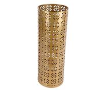 Aumotop Poubelle Porte-Parapluie Ronde en Métal à Motif Cuivre pour Entrée, Compacte et Antirouille, Idéale pour la Maison et Le Bureau, en Métal (#1)
