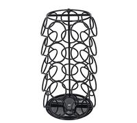 Aumotop Support de Dosettes de café pour , élégant Organisateur Rotatif à 360 Degrés pour les Amateurs café, Matériau en Fer, capacité 35 Capsules