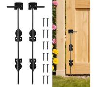 Aundhegrtt 2pack Verrou à Pêne Lourd 24" Accessoire de Porte Arrêt de Porte Verrous au Sol Clôtures en Bois Portes en Métal Maintien de la Porte au Sol