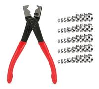 Aundhegrtt 45 Pièce Pince à Tuyau à Oreille, Pince à Clip pour Tuyau 5.8-24.1mm, Kit D'Outils, Pinces à Tuyau en Acier Inoxydable
