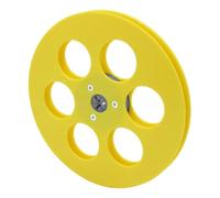Aundhegrtt Bobine Vide en Matériau ABS de 1/4" et 7 Pouces, Design Ouvert à 6 Trous, Adaptée à Tout Lecteur de Bande à Bande Ouvert.