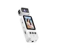 Aundhegrtt Caméra de Poche WiFi 4K HD avec Objectif Rotatif à 180 Degrés, Mise au Point Automatique pour Enregistreur de Conduite et Vlogging avec Carte de 8 Go B.