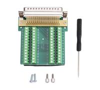 Aundhegrtt Carte D'Adaptateur Mâle DB50 Vers, Colonne de Bornes à Vis avec Connecteur DB50 à 50 Broches Sans Soudure à Trois Rangées, Sans Outil.