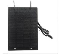 Aundhegrtt Chargeur de Panneau Solaire ETFE avec Sortie Type-C, Banque D'Alimentation Solaire pour Téléphone Mobile, Caméra de Sécurité pour Cour et Lampadaire.