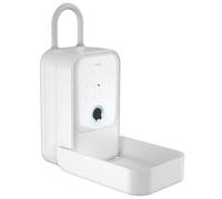 Aundhegrtt Coffre-Fort à Clé Intelligent avec Verrou Bluetooth, Code de Passe par Empreinte Digitale, Carte D'Accès t Contrôle par Application, Blanc.