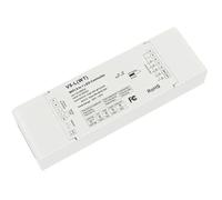 Aundhegrtt Contrôleur LED WiFi 5 en 1 DC 12V 24V 36V 48V 30A Variateur avec Interrupteur à Pression AC, Contrôle de la Luminosité par APP, Contrôle Vocal, Modèle Musical