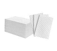 Aundhegrtt Éponges Magiques en Feuilles de Nettoyage Fines, 100 PCS, Gommes Jetables Portables à Pointes Convexes en Mélamine.
