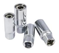 Aundhegrtt Extracteur de Vis Endommagées, Perceuse, Outil de Retrait de Goujons Cassés, Douille Extracteur de Boulons avec Coffret de Rangement Solide, 6/8/10/12 Mm