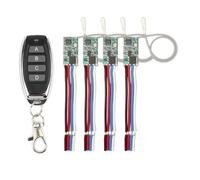 Aundhegrtt Interrupteur Relais Sans DIY 433MHZ avec Télécommande DC 3.7V-24V, Contrôleur de Lampe LED Mini, Récepteur et Émetteur.