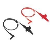 Aundhegrtt Kit de Fils de Test à Clip Crocodile Heavy-Duty 69381 de 3 Pieds, Connecteur de Câble de Test Électrique de Remplacement avec Prise Banane.