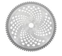 Aundhegrtt Lame de Tondeuse Universelle 255 mm 80 Dents en Acier Allié, Remplacement pour Outil de Désherbage de Jardin.