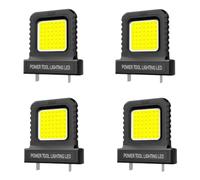 Aundhegrtt Lampe de Travail LED 14 W 21 V pour Outils Électriques, avec Batterie au Lithium, Projecteur pour Réparation Automobile et Travaux Extérieurs