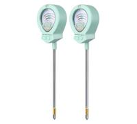 Aundhegrtt Lot de 2 Humidificateurs de Sol 4 en 1: Testeur de Sol (PH, Intensité Lumineuse, Fertilité, Humidité) pour L'Agriculture