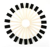Aundhegrtt Lot de 50 Pinceaux en Mousse de 2,5 cm (1 Pouce), Idéaux pour les Projets de Loisirs Créatifs : Peinture, Teinture, Vernissage, Retouches.