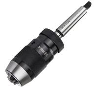 Aundhegrtt Mandrin de Perçage Sans Clé à Serrage Automatique en Acier B16 1-16 mm + Arbre MT2-B16 pour Perceuse de Tour MK2