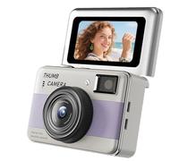 Aundhegrtt Mini Caméra CCD 6800W Pixel à Rabat 180°, Ultra-Portable, HD, Format de Poche, Idéale pour Les Étudiants, avec Plusieurs Filtres
