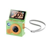 Aundhegrtt Mini Caméra de Poche Rétro Mini Flip, Caméra de Clé USB 1080P HD, Enregistreur avec Mise au Point Automatique, Petite Caméra Portable avec Cordon, Verte.