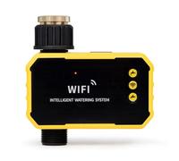 Aundhegrtt Minuteur D'Irrigation Solaire WIFI BSP3/4" avec Contrôle à Distance par APP, Système D'Arrosage Automatique Extérieur, Outil de Minuterie D'Eau pour Jardin.