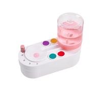 Aundhegrtt Nettoyant pour Pinceaux Aquarelle avec Gobelet de Rinçage pour Déboucheur et Distributeur de Peinture