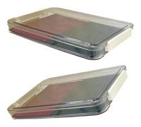 Aundhegrtt Organisateur de Fichiers de Bureau en Acrylique Transparent - Boîte de Stockage A4 pour Documents, Feuilles D'Examen et Cartes