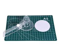 Aundhegrtt Outil de Découpe de Papier Circulaire ABZC Outil de Découpe de Papier Circulaire pour L'Art et L'Artisanat DIY 70-210 mm Fabricant de Boutons 2 Pièces Outil de Découpe de Papier Circulaire