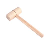 Aundhegrtt Outil de Menuiserie à Tête Ronde - Marteau en Bois de Hêtre pour Électricien DIY