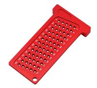 Aundhegrtt Outil de Mesure Scribe de Menuiserie Règle en T Métrique en Aluminium Jauge de Marquage de Poche Règle de Traçage