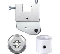 Aundhegrtt Pour Accessoires de Machine à Rainurer Électrique - Ensemble de Lames de Coupe avec Support de Lame et Roue en Caoutchouc Blanc (Uniquement)